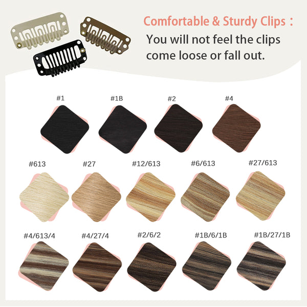 14inch Classic Clip-Ins Hair Extensions 8PCS 120G