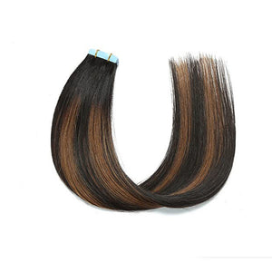 #1B61B Tape In Hair Extensions 20pcs 50g Human Hair Extensions