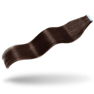 Chocolate Brown #4 Tape In Hair Extensions