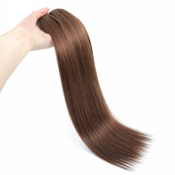 HomGoss Chocolate Brown #4 Classic Clip-Ins (120G)